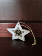 Gwiazdy ozdoby zawieszki na choinkę świąteczne 23 szt