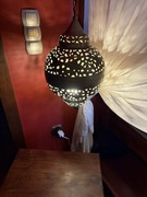 Wiszące lampy kolonialne - Almi Decor - 2 sztuki