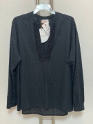 Koszula damska oversize z haftowanej bawełny.