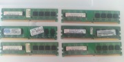 Zestaw 6x Hynix DDR2 (2x 2GB, 2x 1GB, 2x 512MB) 