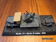 Sd.Kfz. 7/1 2cm Flakvierling 38 + Sd.Ah 51 + dioramka + broszura, 1:72