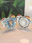 Jajecznik ceramiczny podstawka na jajko zestaw ceramika Bolesławiec 