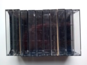 Zestaw 10 sztuk pudełka na kasety magnetofonowe lata 90-te