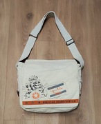 Torba młodzieżowa z kremowego jeansu BIG STAR