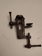 miniaturowe zabytkowe imadło stołowe