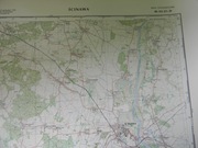 Mapa topograficzna 1:50 000 M-33-21-D Ścinawa 