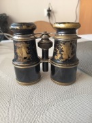 Stara lornetka mosiężna, teatralna 