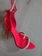 Karen Milen czerwone sandały szpilki rozm 38