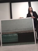 Obraz „Pod powierzchnią", akryl na płótnie, 120x150cm