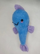 Rybka ręcznie robiona, hand made, maskotka z włóczki