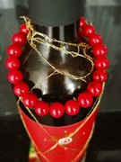 Bransoletka koral czerwony_ Święta 