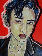 obraz olejny portret mężczyzna nct 127 winwin kpop