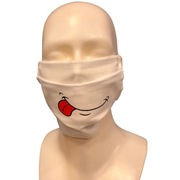 MASKA MASECZKA WIELORAZOWA Z NADRUKIEM BAWEŁNA