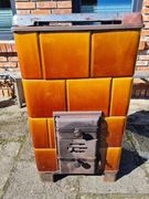 Piec kaflowy kominek koza 