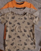 3pak koszulki chłopiec r116 cena za 3szt