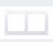 Ramka podwójna biała Simon54 Premium DR2/11