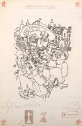 Edward Dwurnik 1978 rok Grafika sygnowana numerowana stemple