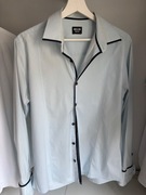 Błękitna koszula męska Cipo&Baxx rozmiar xl