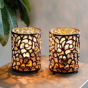 2 Metalowe Lampki Stołowe