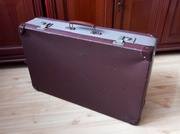 Zabytkowa walizka tekturowa dekoracja rekwizyt ANTYK duża 69x45x19 z PRL