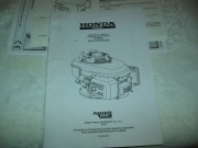 HONDA GCV135/GCV160 - KOSIARKA - INSTRUKCJA OBSŁUGI