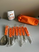 Zestaw do rzeźbienia dyni Mengine 7w1 stal nierdzewna z torbą i szablonami