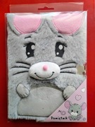 Pamiętnik zamykany na kluczyk , włochacz - myszka