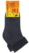 GRANATOWE SKARB-PETKI CERBER 35/37 BAWEŁNA FROTTE LYCRA 0411