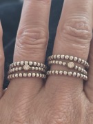 Pierścionek pandora z diament i zloto 585. Unikat