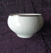 Piękna cukiernica ze srebrną obwódką, Scherzer Bawaria, Niemcy