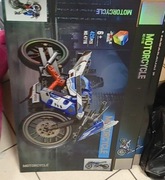 Zestaw klocki motocykl dla chłopca 
