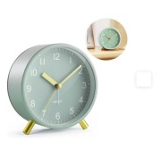 ZEGAR BUDZIK STOJĄCY NA BATERIE ANALOGOWY CICHY NIE TYKAJĄCY.