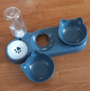 Miski dla kota /psa z podajnikiem na wodę. 