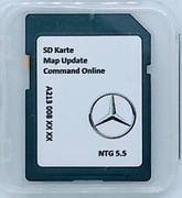 Aktualizacja map dla Mercedes Comand Online NTG 5.5