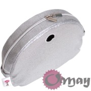 SREBRNY Jasno szary organizer do Obag MOON LIGHT 2 kieszenie wkład OMAY