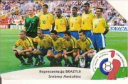 nr 583 - Reprezentacja Brazylii - Srebrny Medalista M.Ś. w Piłce Nożnej 