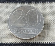 Moneta 20 zł z 1986 roku