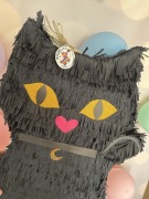 Piniata czarny kot halloween