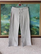 sportowe spodnie bawełniane dresowe  szerokie nogawki  fitness