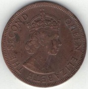 Cypr 5 milów mils 1955 25,41 mm nr 3