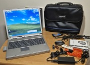 Zabytkowy Laptop notebook MEDION MD9580-A XP jak nowy cały zestaw