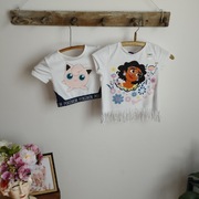 Zestaw 2 nowych bluzek dziewczęcych Disney Encanto i Pokemon r. 122