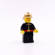 Lego Town City firec001 Strażak ze złotym hełmem (3834)
