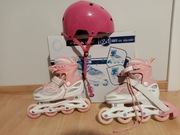 ŁYŻWO - ROLKI DZIEWCZĘCE + KASK