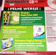 KOMPUTER ŚWIAT 13/2007 - Drogowa Mapa Polski, Ashampoo Magical Defrag 1.2