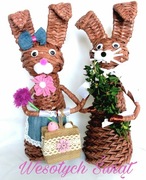 Zając wielkanocny Wielkanoc dekoracja świąteczna