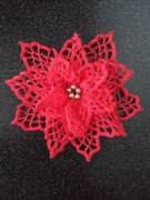 Gwiazda betlejemska z nici 