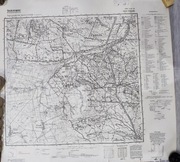 Mapa Messtischblatt 5380 Ellguth (Ligota Ł)1:25 000, 1944  wydanie wojskowe