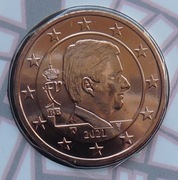 BELGIA 2021 5 CENTÓW UNC !!!!!!!!!!