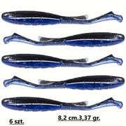 Gumy spinningowe 6 szt. 8,2 cm - 3,37 gr. komplet